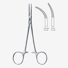 clamps tissues or can be used to hold tonsil sponge