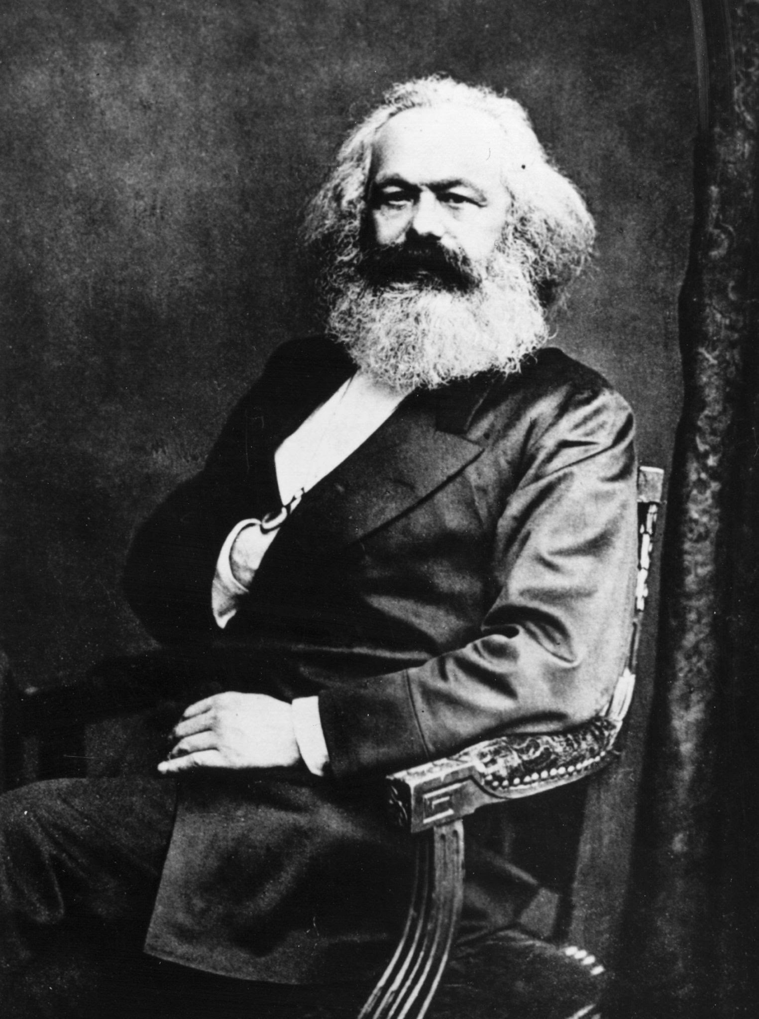 <p>Karl Marx and Friedrich Engels</p>