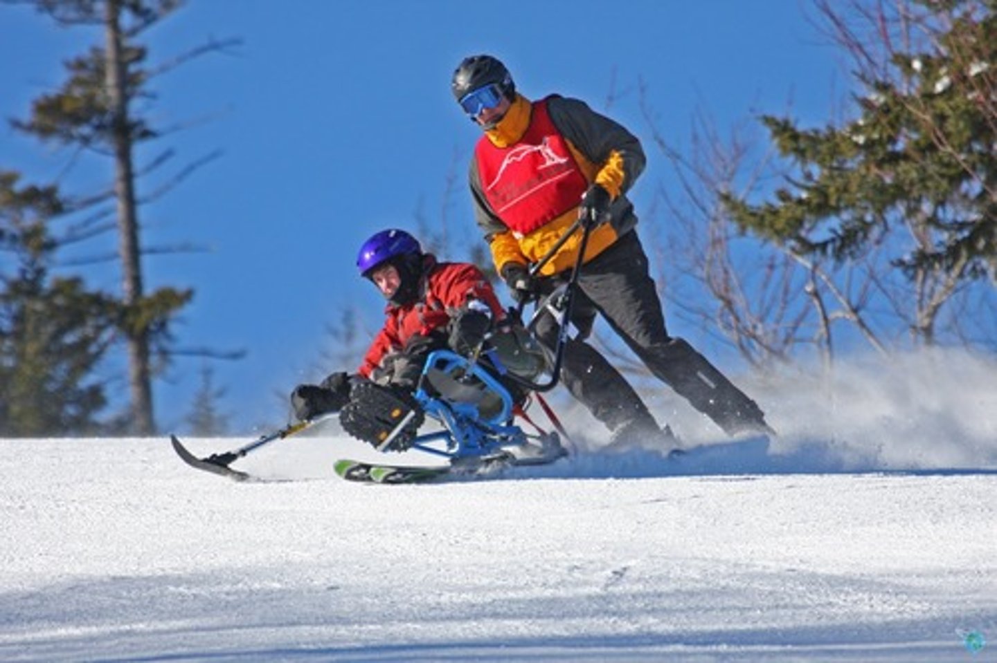 <p>to take a ski-taxi ride</p>