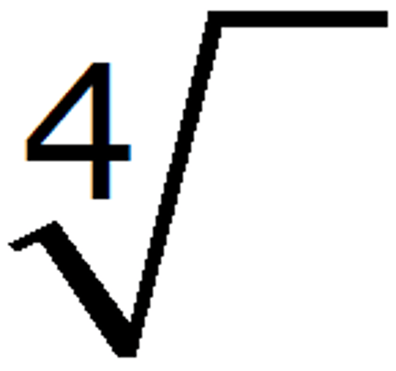 <p>căn bậc 4</p>