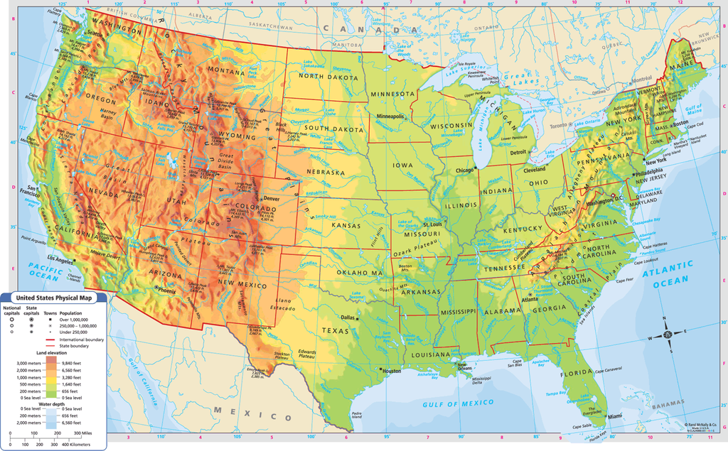 <p>Physical map</p>