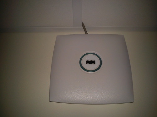 uses radio waves to provide access to wireless devices