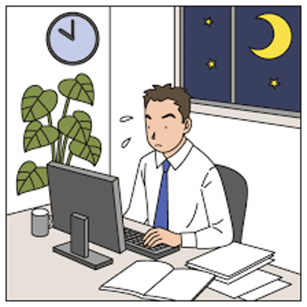 <p>làm thêm giờ, làm tăng ca</p>