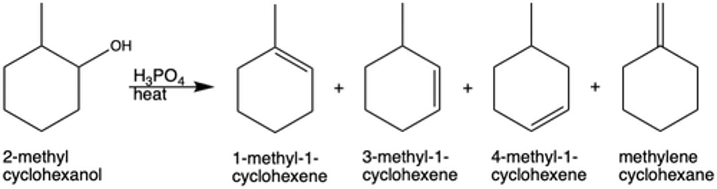 <p>the stability of the carbocation</p>