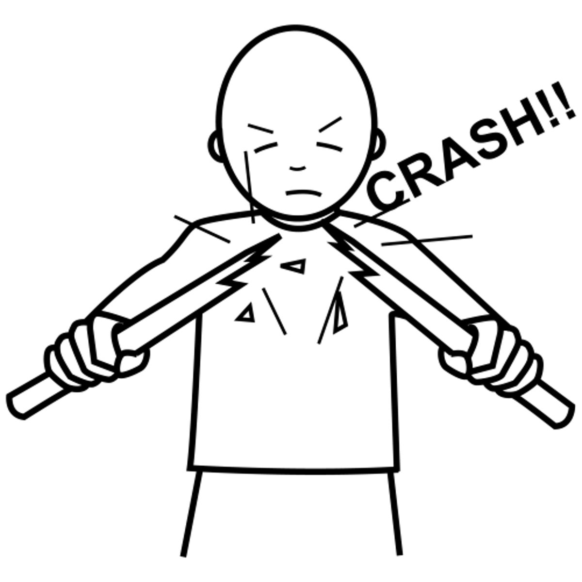 <p>làm bể, vỡ</p>