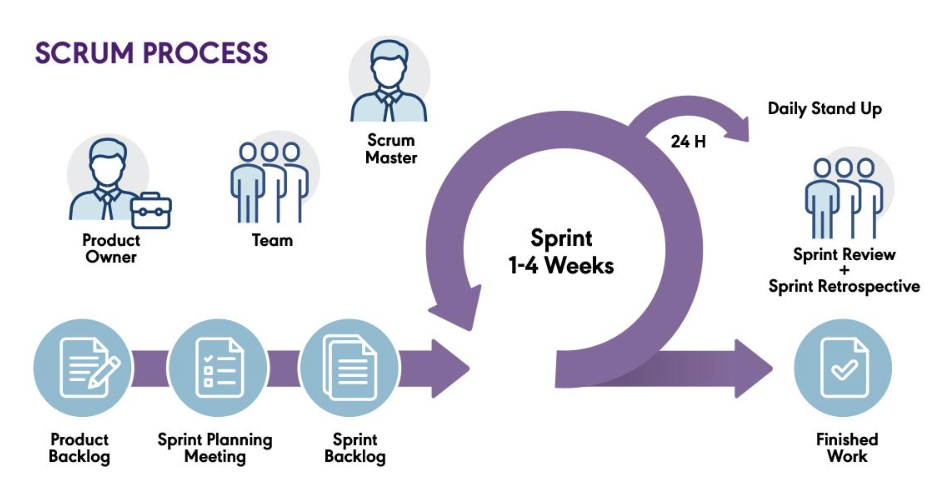 <p>Klassische Modelle (z.B. Wasserfall), agile Modelle (z.B. Scrum) und hybride (z.B. Design Thinking) Modelle.</p>