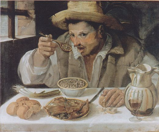 <p><strong>Comtemporaneo a Caravaggio→ Annibale Carracci</strong></p>