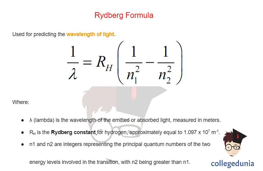 <p>rydberg formula</p>