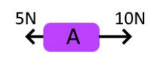 <p>Calculate the resultant force for the object and state the direction</p>