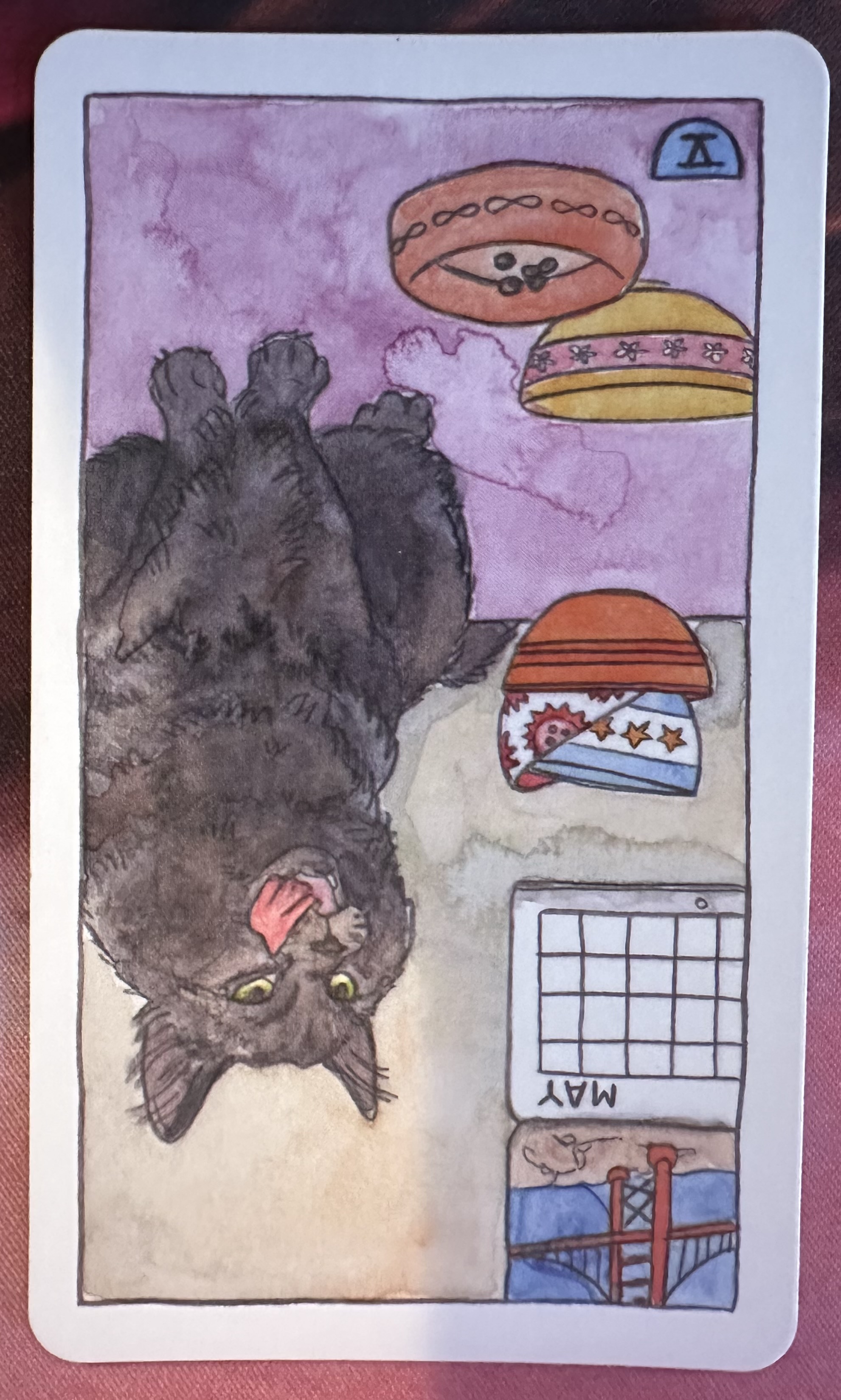 <p>Five of Cups (V) Reversed</p>