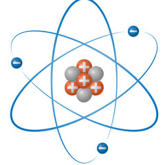 <p>protons, electrons &amp; neutrons</p>