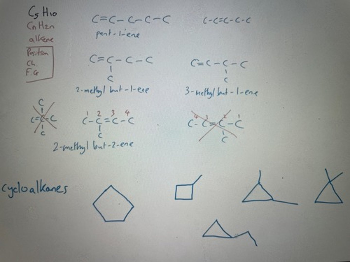 <p>How many structural isomers for C5H10 have?</p>