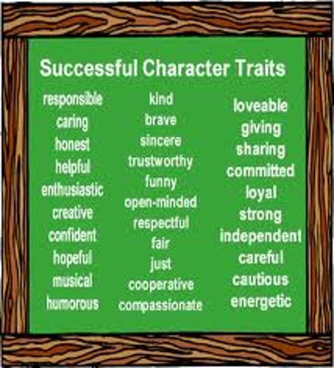 <p>personality traits that are central to an individual and which produce positive outcomes for themselves and others</p>