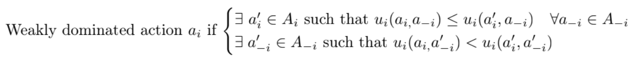 <p>not playing ai is at least as good as ai in all cases and better than ai in one case </p>