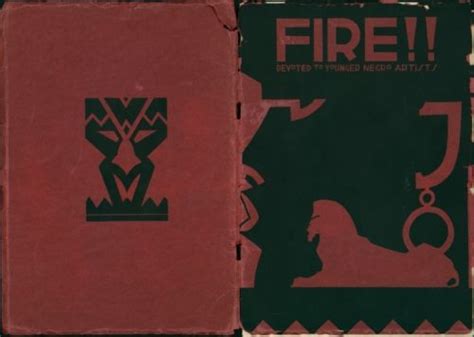 <p><span style="color: #ffffff">Cover design for the journal FIRE!!</span></p>