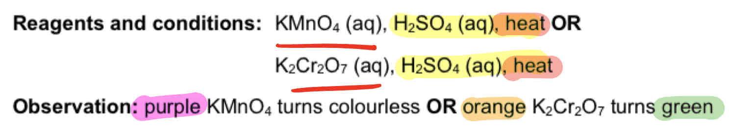 <p>Oxidation</p>