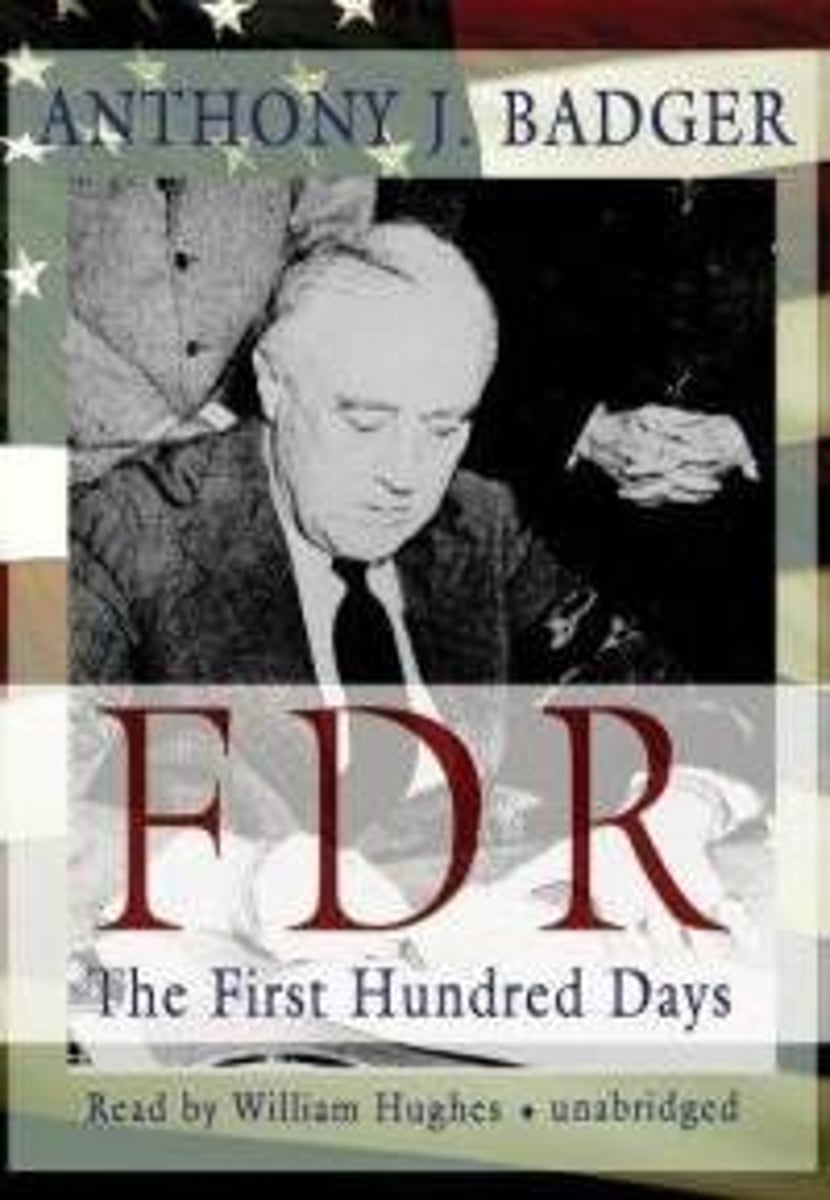 <p>FDR's first 100 days in office; first action was to close all banks on a "bank holiday"</p>