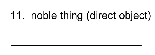 <p>II. Translate into Latin. (15 pts.)</p>