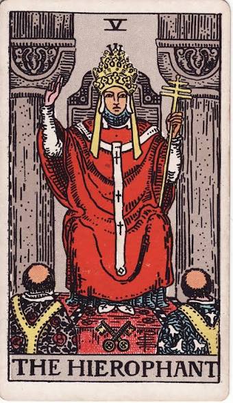 <p>The <span>Hierophant</span></p><p><span>Major Arcana: 5</span></p>