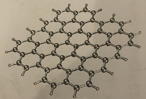 A single sheet of graphite