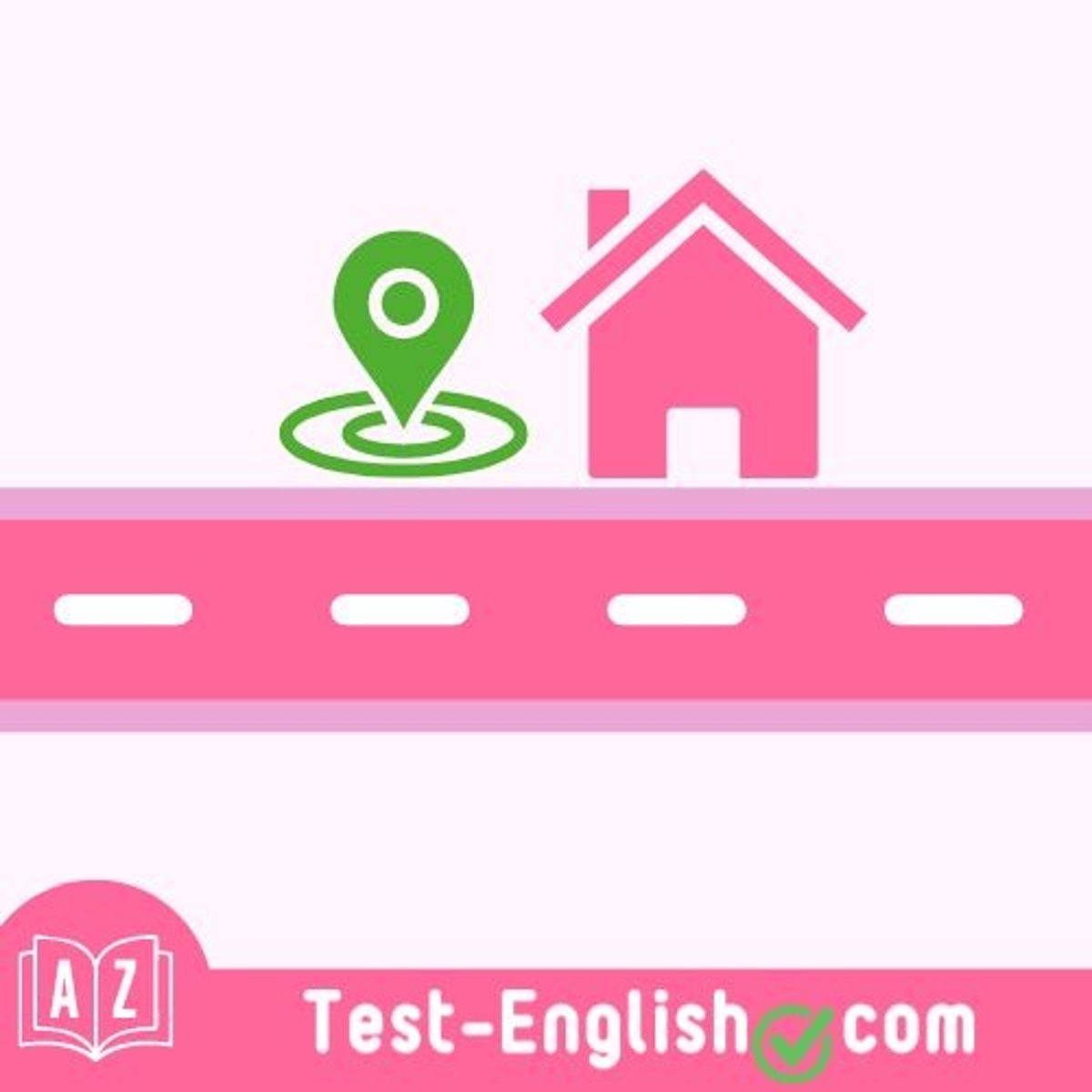<p>The bakery is _____ the post office. (2 words)</p>