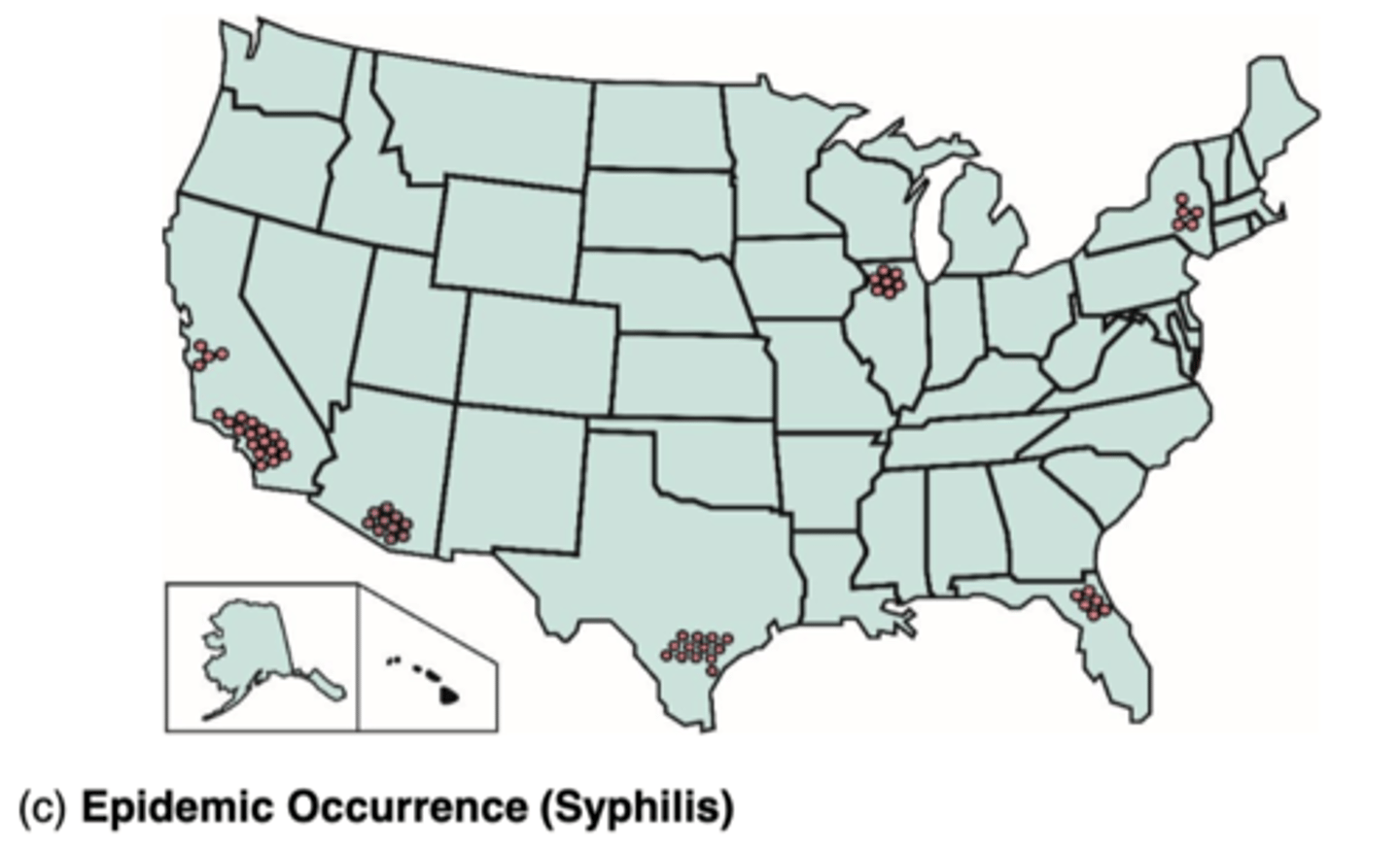 <p>when prevalence ofa disease is increasing beyond what is expected</p>