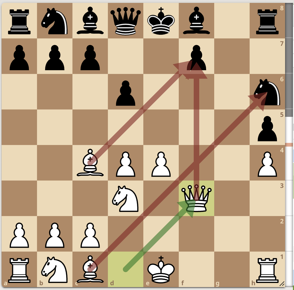 <p>Qxf3</p>