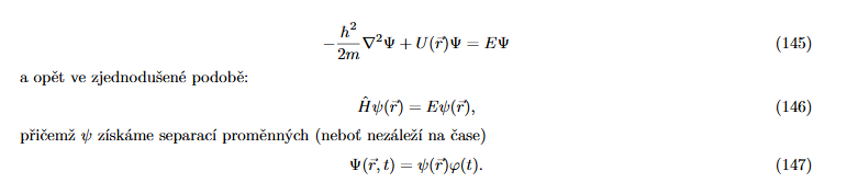<p>Jednorozměrnou vlnovou funkci reprezentující materiálové vlny ta vidlicka</p>