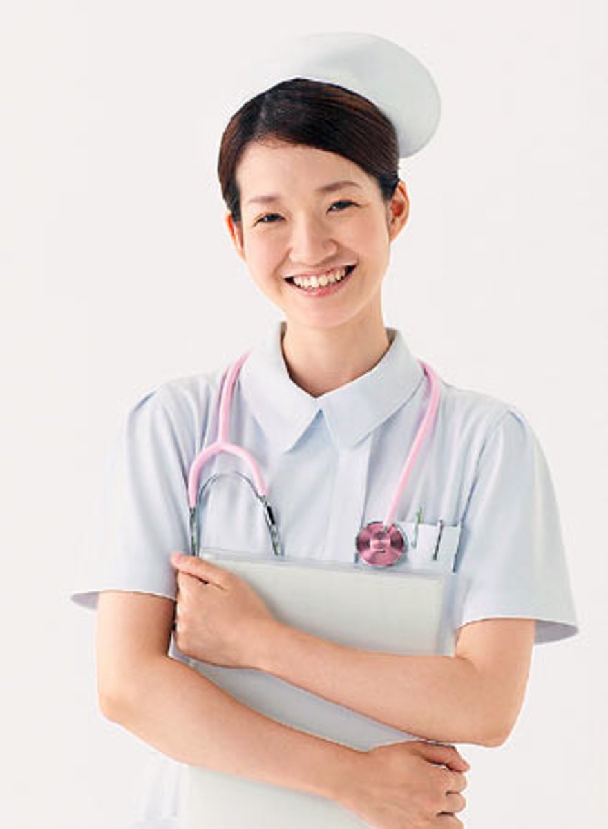 <p>a healthcare worker who cares for sick or injured people</p>
