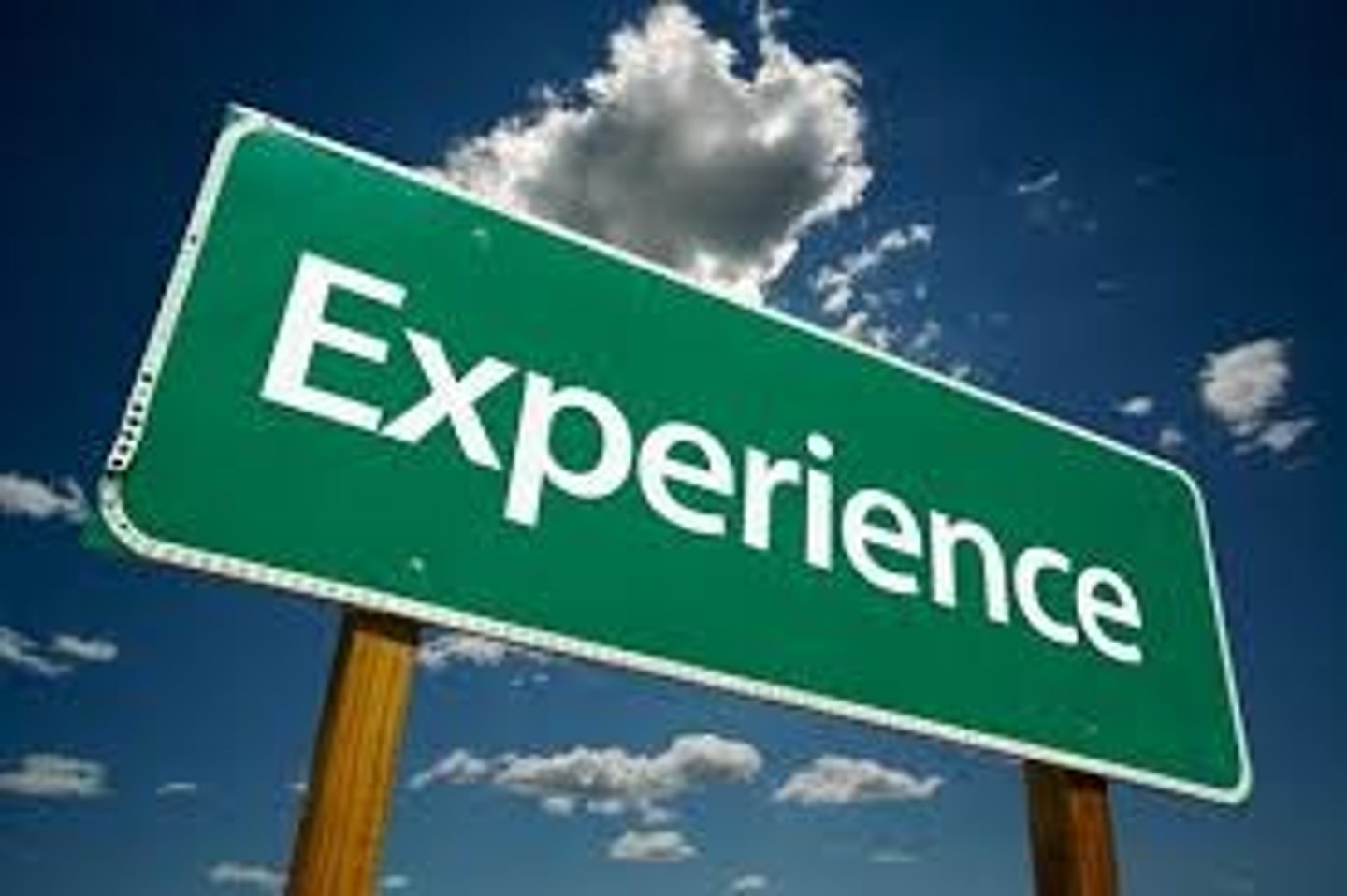 <p>experience, to experience</p>