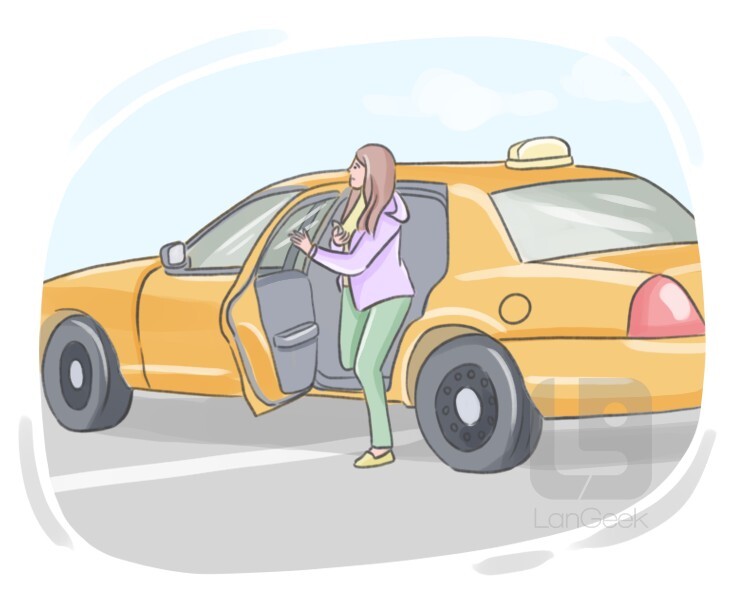 <p>dejar a alguien en un lugar</p>