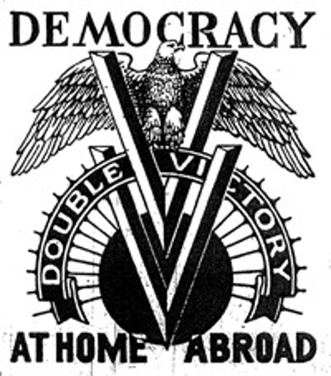 <p>WWII Policy supported by several prominent black newspapers, stating that blacks in America should work for victory over the Axis powers but at the same time work for victory over oppression at home; black leaders remained frustrated during the war by continued segregation of the armed forces.</p>