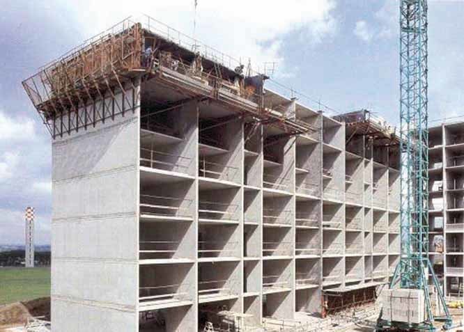 <p>a key structural element that resists lateral forces, such as earthquakes and strong winds, preventing excessive sway. Made of reinforced concrete, steel, or masonry, it ensures stability by distributing forces evenly. Common in high-rise buildings, shear walls enhance safety by reducing structural damage and preventing twisting during seismic events.</p>