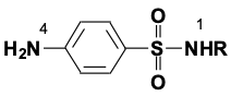 <p>What does the R group have to be to become sulfanilamide </p>