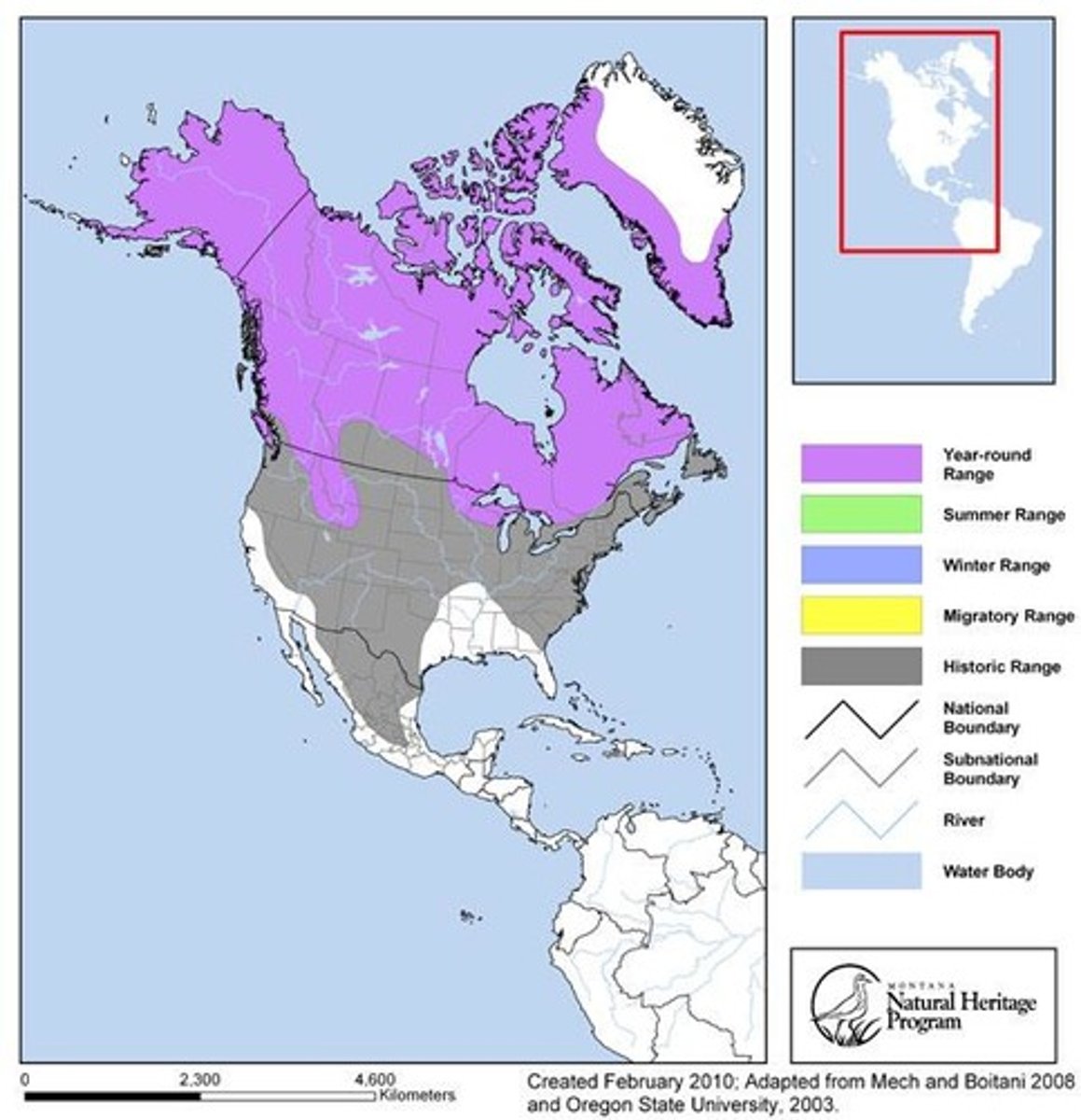 <p>The area inhabited by a population.</p>