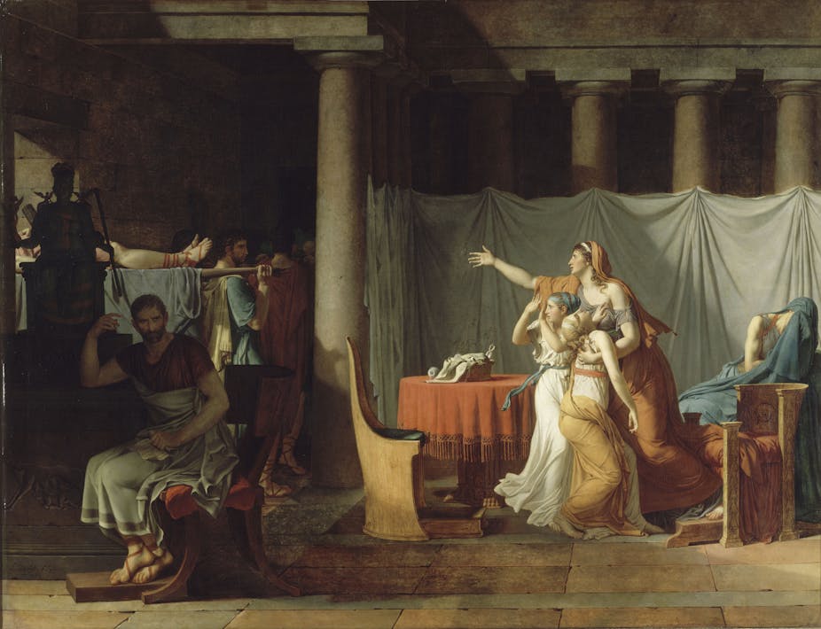 <p>Brutus and the Bodies of his Sons, 1789</p>