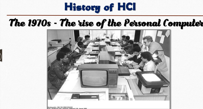 <p>The rise of the Personal Computer</p>