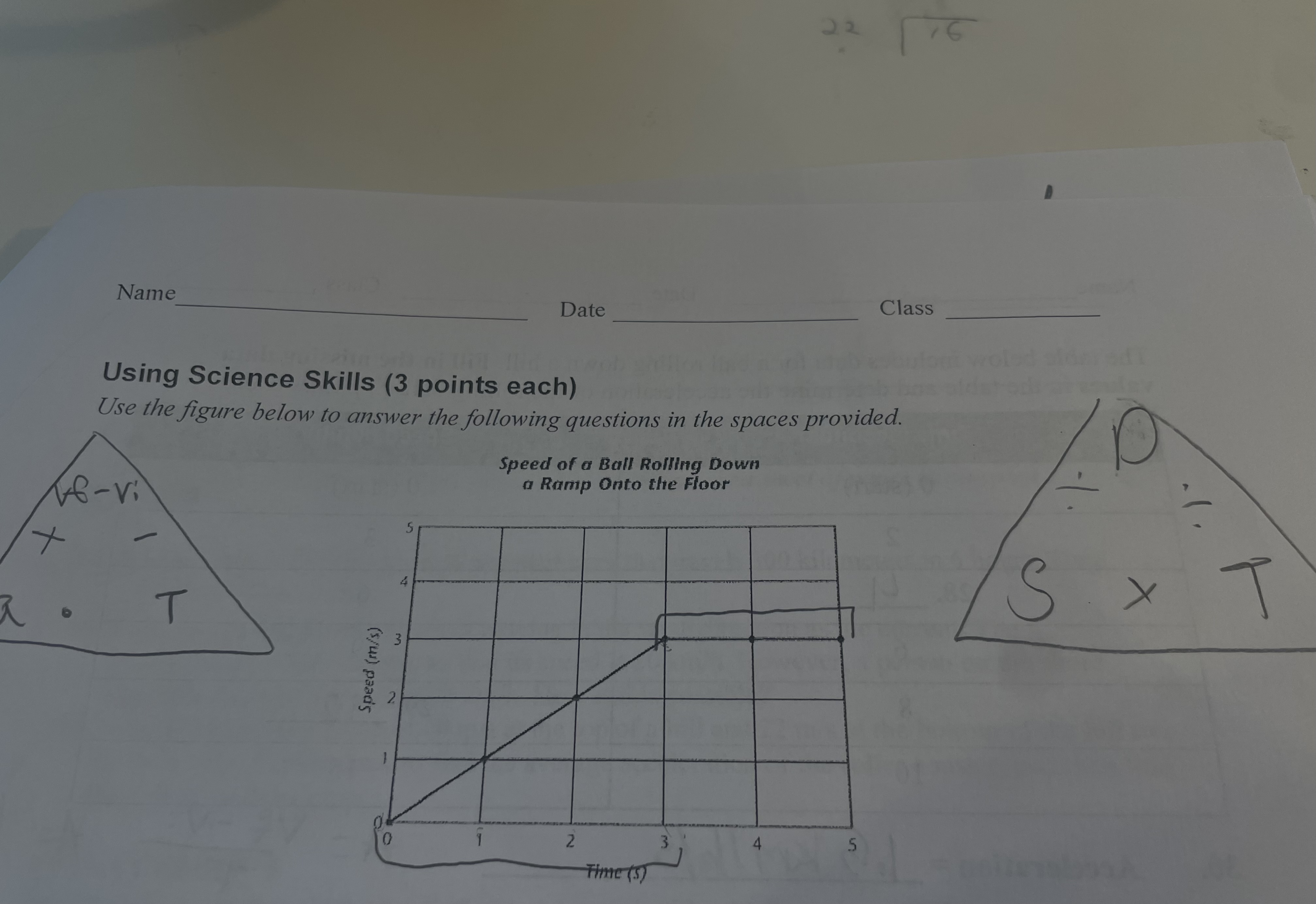 what is the acceleration of the ball between 0 and 3 seconds