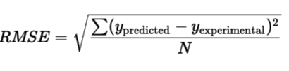 <p>The Solution: We use another objective function! </p><ul><li><p>This new objective function's goal is not to score a pose, but to score the entire scoring function itself.</p></li><li><p>Its goal: To minimize the error</p></li></ul><p>We do this my optimizing an “error function”</p><p>This entire process is called supervised learning.</p><ul><li><p>Step 1: Get Data (Training Set). Gather 100s of complexes with known, experimental binding affinities (e.g., Ki).</p></li><li><p>Step 2: Make a Guess. Start with random weights (w1=0.1, w2=0.5...).</p></li><li><p>Step 3: Predict & Measure Error. Use our function to "predict" the affinity for all 100 complexes. We quantify this "wrongness" with an error function (or "loss function").</p></li><li><p>Step 4: Optimize!</p><ul><li><p>The RMSE is our new objective function.</p></li><li><p>The weights ($w_1, w_2...$) are our new decision variables </p></li><li><p>We use an optimization algorithm to find the set </p></li></ul></li></ul><p></p>