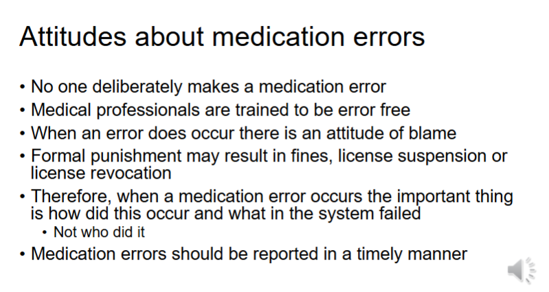 <p>C)</p><p></p><p><strong>LO: A medication error should be reported in a timely manner</strong></p>