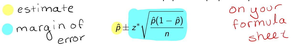 <ul><li><p>where z* is the value of Z such that</p></li></ul><p></p>