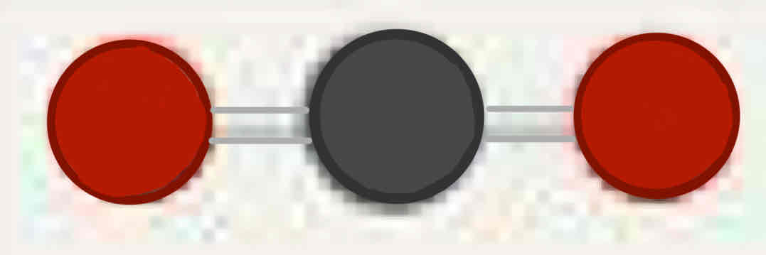 <p>Molecular geometry: Carbon Dioxide (CO2)</p>