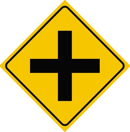 <p>What Does This Sign Mean?: Crossroad</p>