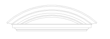 arched, bent