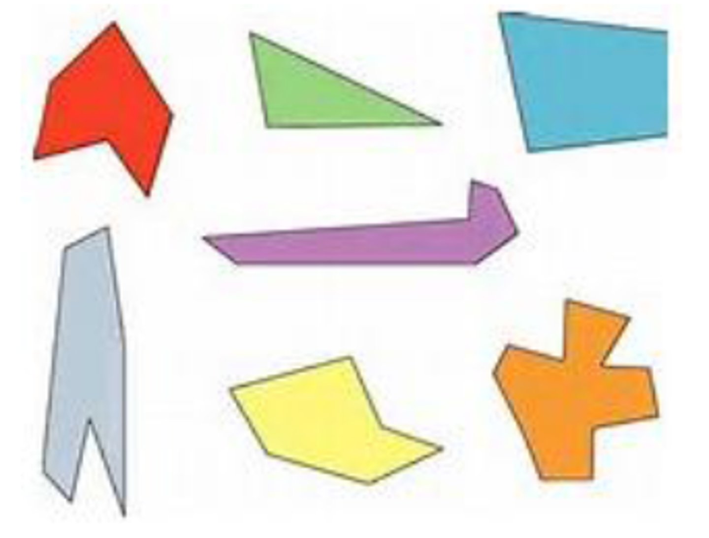 <p>not following a pattern; not regular</p>