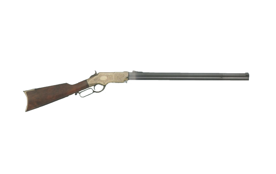 <ol><li><p><span>💬🔫</span> <strong>1860 Henry Rifle or Trapper</strong></p></li></ol><p><br></p><ol start="2"><li><p><span>📜🔨</span> <em>1860</em></p></li></ol><p><br></p><ol start="3"><li><p><span>📏🎱</span> <strong>Cal. 44/40, 45LC</strong></p></li></ol><p><br></p><ol start="4"><li><p><span>📏🔫</span> <em>BBL. 18<sub>1/2</sub>"-24<sub>1/4</sub>"</em></p></li></ol><p><br></p><ol start="5"><li><p><span>🧮🎱</span> <strong>13-15 nabojów</strong></p></li></ol><p><br></p><ol start="6"><li><p><span>🧠💭</span> <em>Słynny karabin, o którym konfederaci mówili: "ten przeklęty karabin jankesów, który ładuje się w niedzielę i strzela przez cały tydzień".</em></p></li></ol><p></p>
