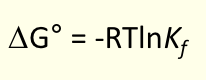 <p>higher = more thermodynamically stable complex </p>
