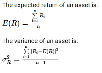 <ul><li><p><span>Use historical stock market data</span></p></li><li><p><span>Assume that the distribution of the past returns can be useful in some way to estimate the possible future returns for the investors</span></p></li><li><p><span>N is minus 1 because it is a sample historical data</span></p></li></ul><p></p>