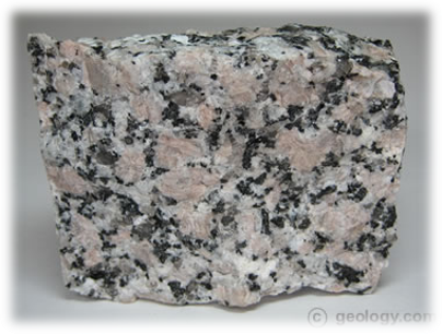 <p>igneous rock with phaneritic texture and felsic composition</p>