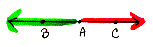 <p>two rays that have a common endpoint and form a straight line</p>
